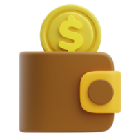 3D Digital Wallet For Grocery Shopping png