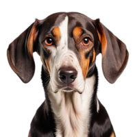 a dog with a big head and ears on transparent background png