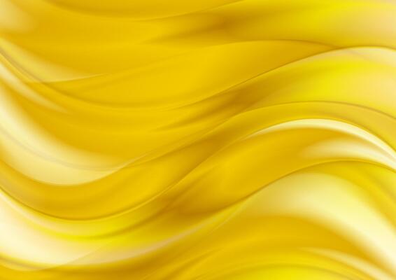 Golden liquid smooth waves abstract background
