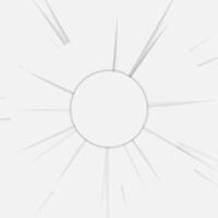 Abstract grey corporate beams and circle background vector