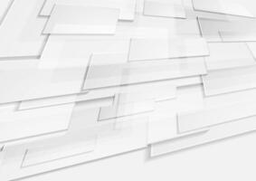 Abstract grey tech geometric motion background vector