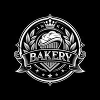 Bakery fresh and delicious text for banner or poster design. Set of bakery logos for company. vector