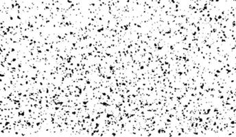Black and white grunge design with black ink droplets and paint splashes. Distressed Splatter and Stain Texture for rustic dust and grain background. Vintage gritty texture vector