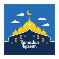 Black and white graphic Ramadan kareem element background beautiful design vector