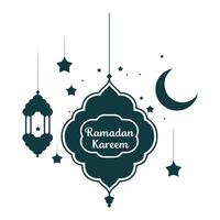 Kareem backdrop design for Ramadan vector