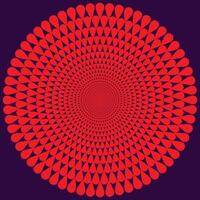 Rad Abstract spiral spinning vortex style flower background vector