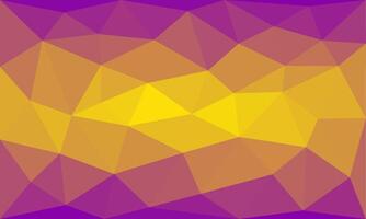 Abstract geometric pattern background. Modern flat polygon shapes with yellow and purple gradient texture vector