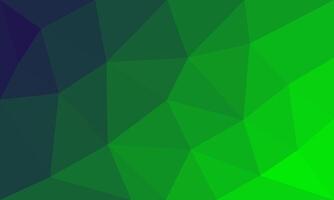 Abstract green and dark blue gradient background. Gradation art backdrop template. Geometric polygon pattern element vector