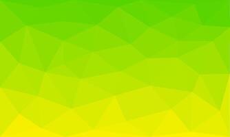 Modern bright green and yellow color gradient transition. Flat and blank template overlay decoration. Abstract geometric polygon background vector
