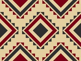 Ethnic abstract art. Aztec ornament print. Geometric ethnic pattern seamless color oriental. Design for background, curtain, carpet, wallpaper, clothing, wrapping, batik. vector