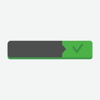 check list blank text space in flat design. vector
