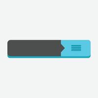 setting blank text space in flat design vector