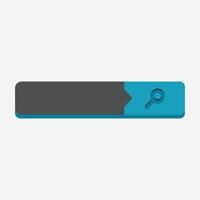 search sign blank text space in flat design vector
