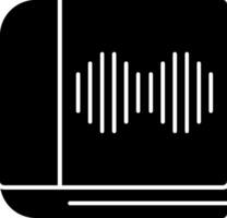 Audio Books Glyph Icon vector