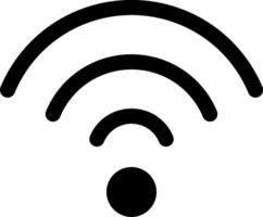Wifi Glyph Icon vector