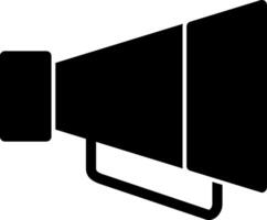 Megaphone Glyph Icon vector
