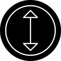 Direction Glyph Icon vector