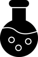 Flask Glyph Icon vector