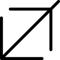 Crop Glyph Icon vector