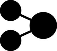 Connection Glyph Icon vector