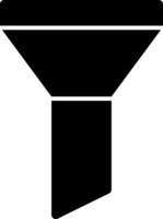 Filter Glyph Icon vector