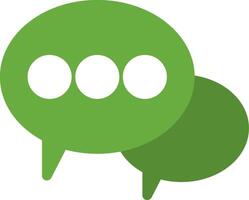 Chat Flat Icon vector