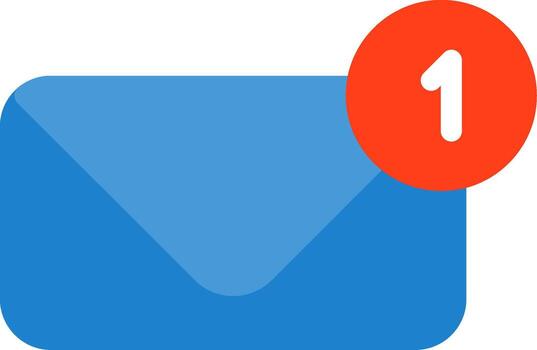 Message Flat Icon vector