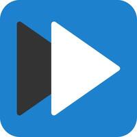 Fast Flat Icon vector