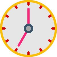Clock Flat Icon vector