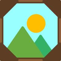 Frame Flat Icon vector