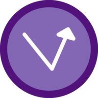 Bounce Flat Icon vector