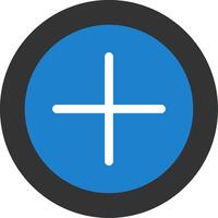 Add Flat Icon vector