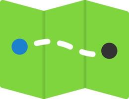 Map Flat Icon vector
