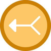 Merge Flat Icon vector