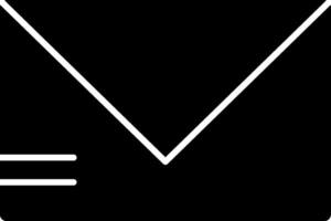 Envelope Glyph Icon vector