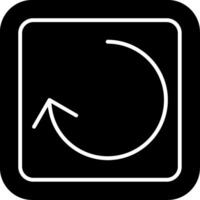 Reload Glyph Icon vector