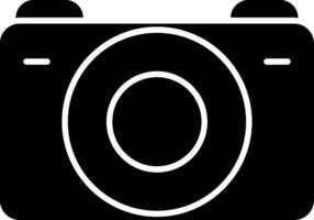 Camera Glyph Icon vector