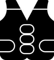 Life Vest Glyph Icon vector