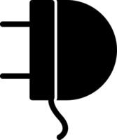 Charger Plug Glyph Icon vector