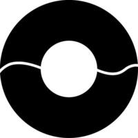 Donut Glyph Icon vector