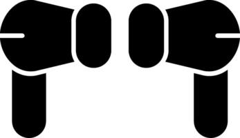 Earpods Glyph Icon vector