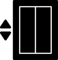 Elevator Glyph Icon vector