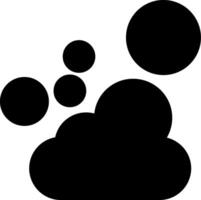 Foam Glyph Icon vector
