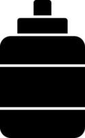 Ketchup Glyph Icon vector