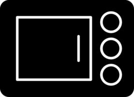 Microwave Glyph Icon vector