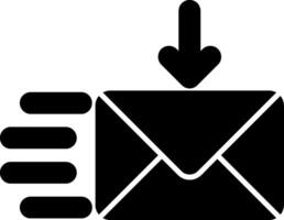 Recieve Glyph Icon vector