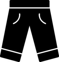 Pants Glyph Icon vector