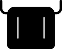 Towel Glyph Icon vector