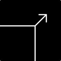 Maximize Glyph Icon vector