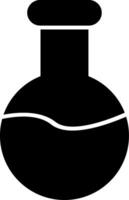 Flask Glyph Icon vector